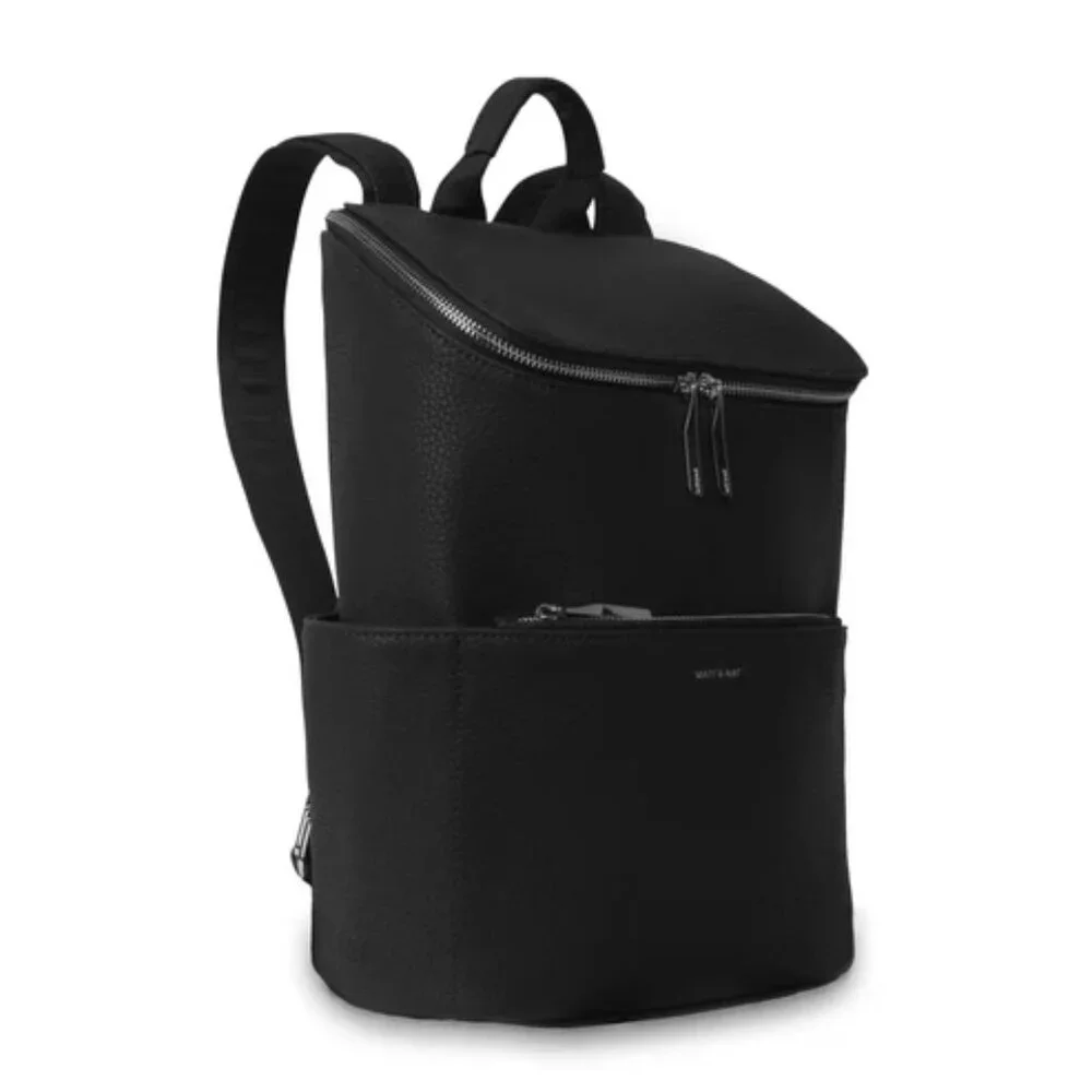 Matt & Nat Brave Vegan Backpack Purity Collection | NWT | Black | Fits 13” Lapto
